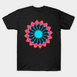 Red and blue mandala T-Shirt